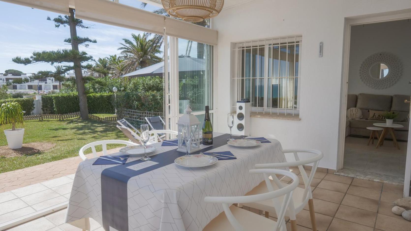 Casa Vesalia A 1A Linea De Mar Con Aa Y Wi-Fi. Villa Vinarós Luaran gambar
