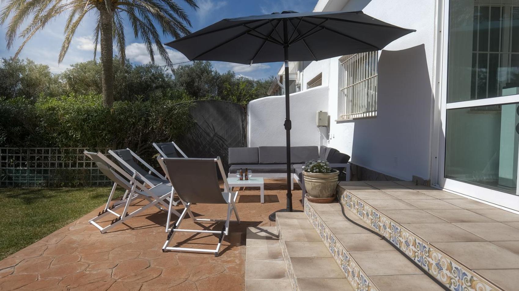 Casa Vesalia A 1A Linea De Mar Con Aa Y Wi-Fi. Villa Vinarós Luaran gambar